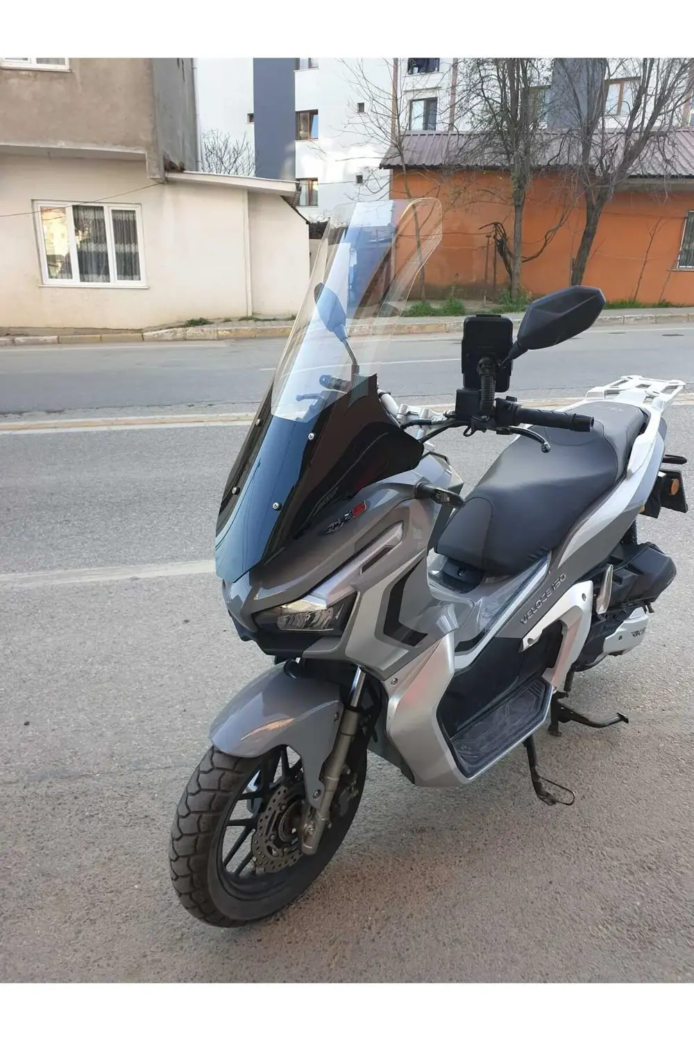 Rks Veloce 150 Ön Cam 2023 2024 Model 78cm şeffaf Renkli 4mm UZUN