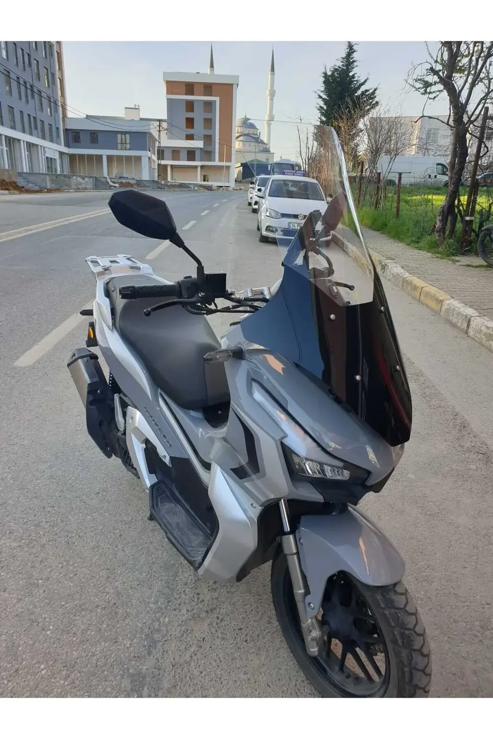 Rks Veloce 150 Ön Cam 2023 2024 Model 78cm şeffaf Renkli 4mm UZUN