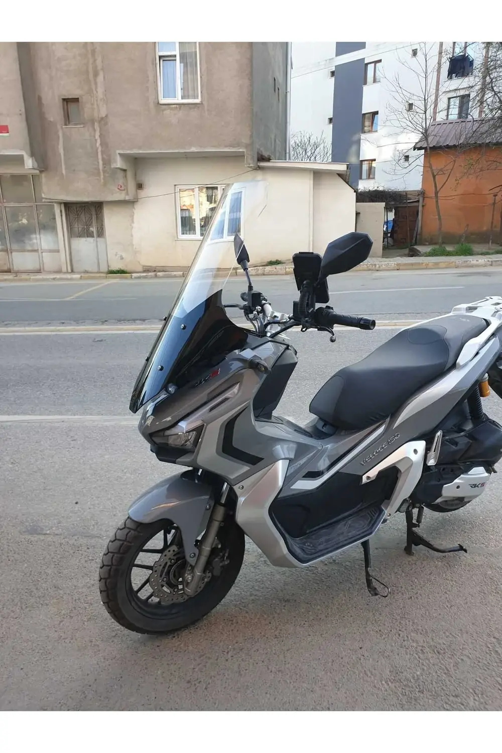 Rks Veloce 150 Ön Cam 2023 2024 Model 78cm şeffaf Renkli 4mm UZUN