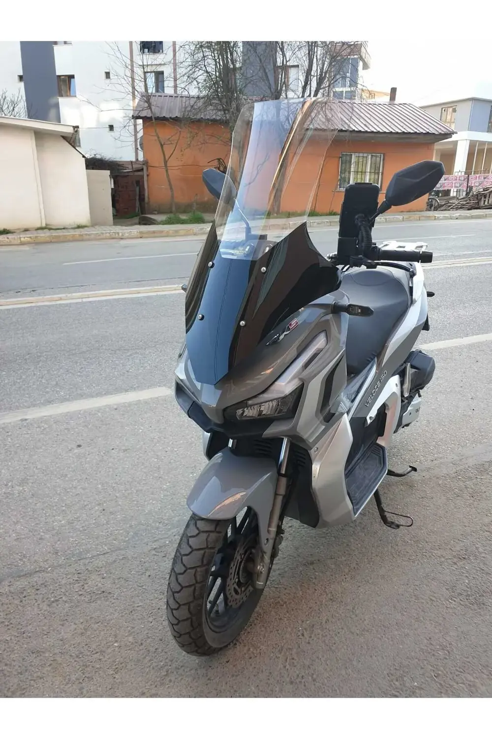 Rks Veloce 150 Ön Cam 2023 2024 Model 78cm şeffaf Renkli 4mm UZUN