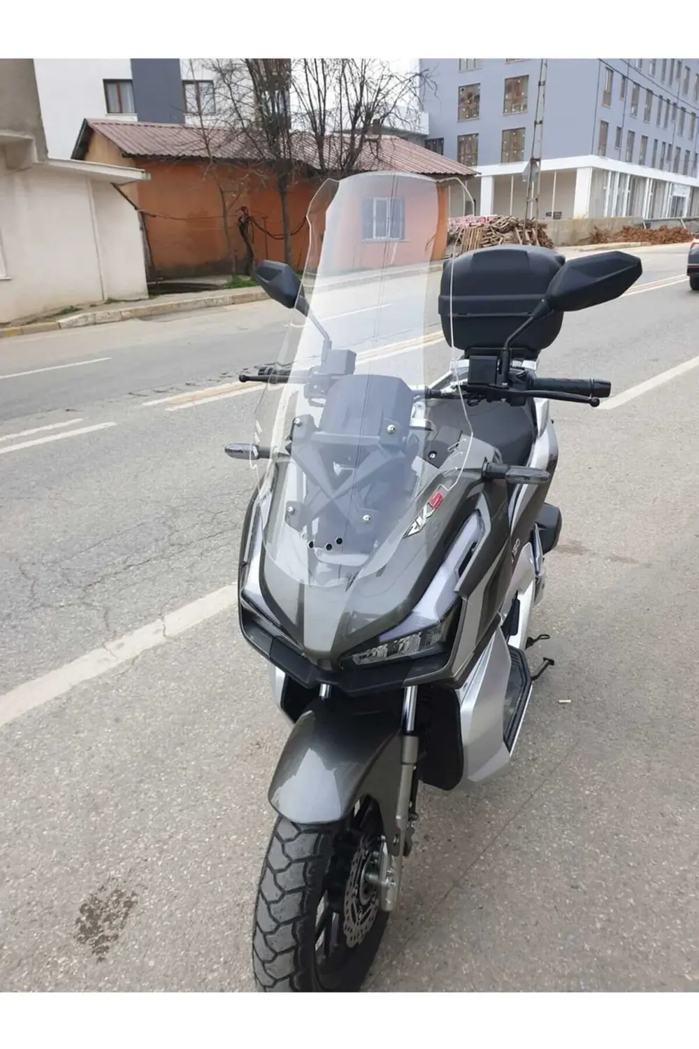 RKS Veloce 150 Ön Cam 2023-2025 Model 65cm Şeffaf Renkli 4mm ORTA