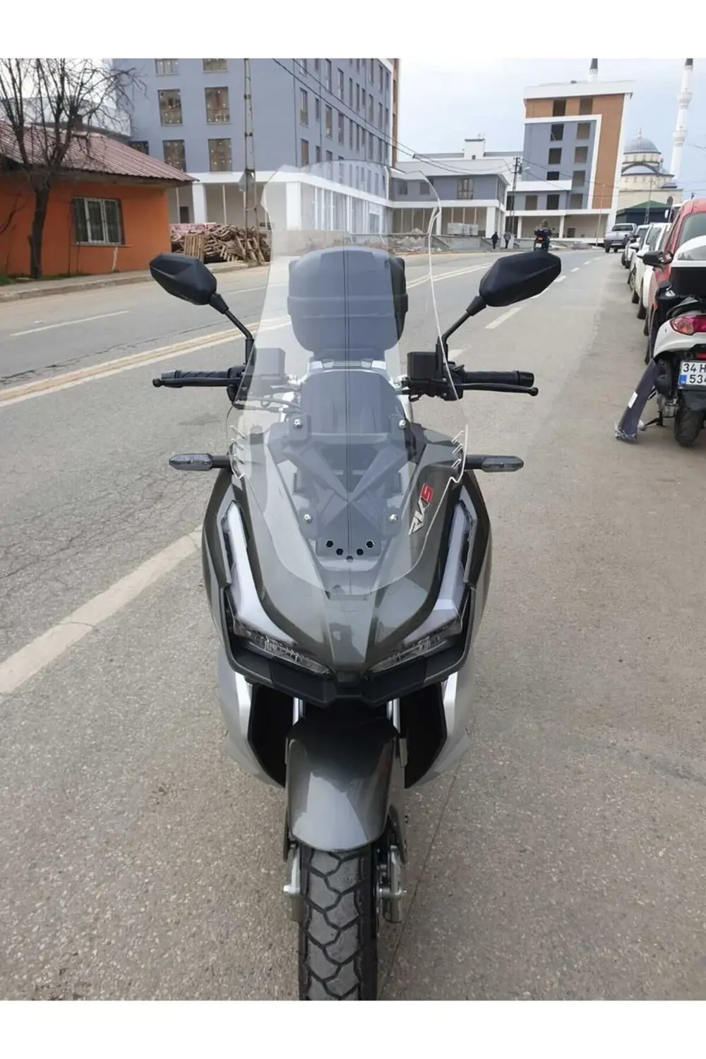 RKS Veloce 150 Ön Cam 2023-2025 Model 65cm Şeffaf Renkli 4mm ORTA