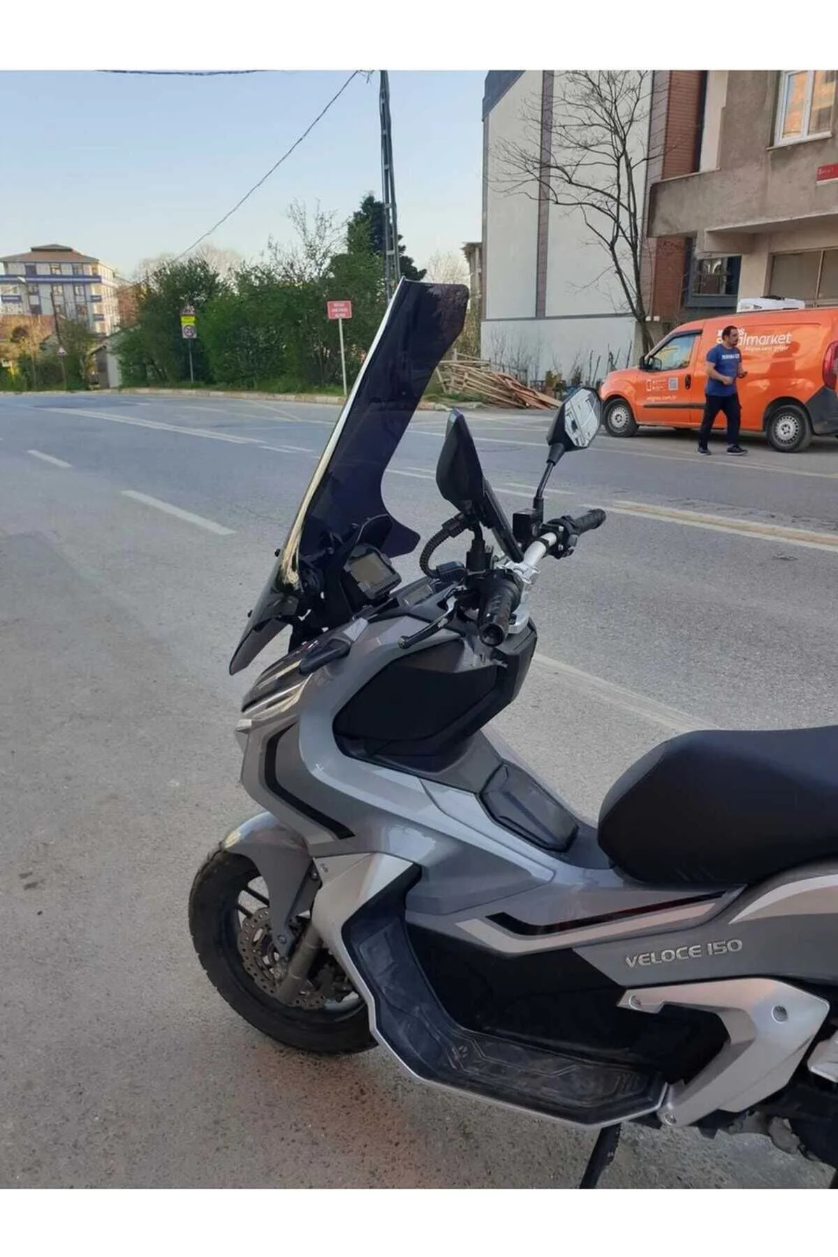 RKS Veloce Ön Cam 2023-2026 Model 78cm Siyah Renkli 4mm UZUN