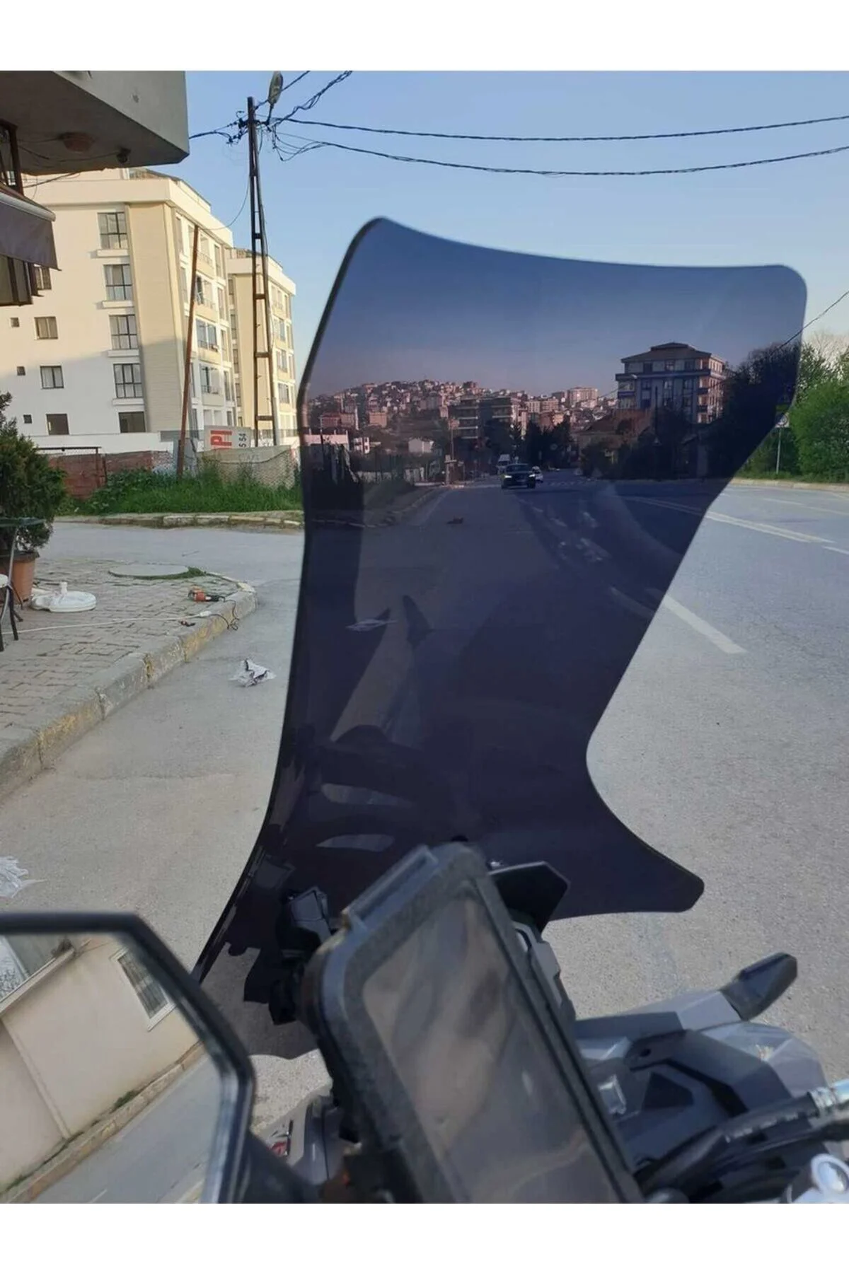 RKS Veloce Ön Cam 2023-2026 Model 78cm Siyah Renkli 4mm UZUN