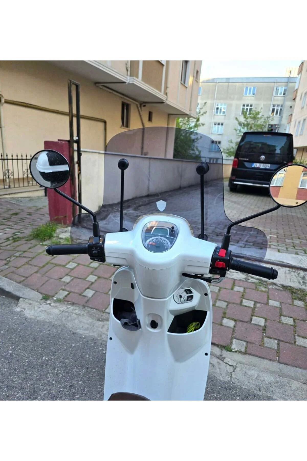 RKS VPS 125 Ön Cam 2022-2026 Model 42cm Füme Renkli 4mm Elcikli APARATSIZ