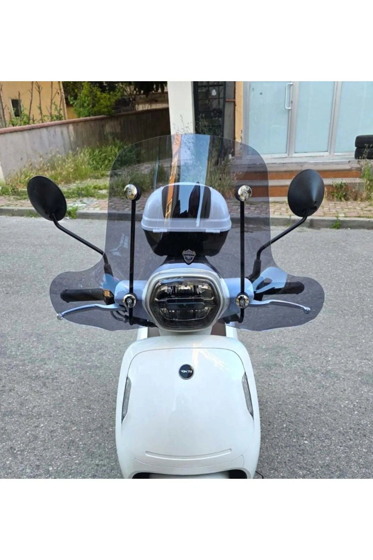 RKS VPS 125 Ön Cam 2022-2026 Model 42cm Füme Renkli 4mm Elcikli APARATSIZ