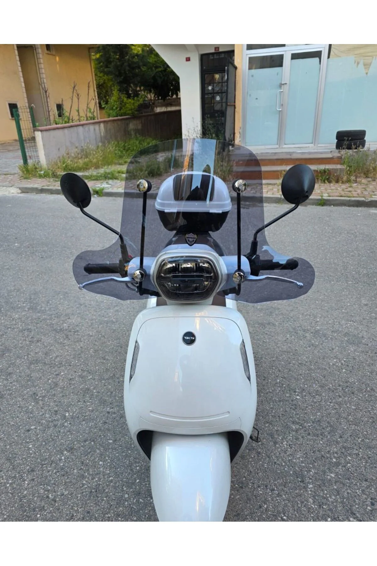 RKS VPS 125 Ön Cam 2022-2026 Model 42cm Füme Renkli 4mm Elcikli APARATSIZ