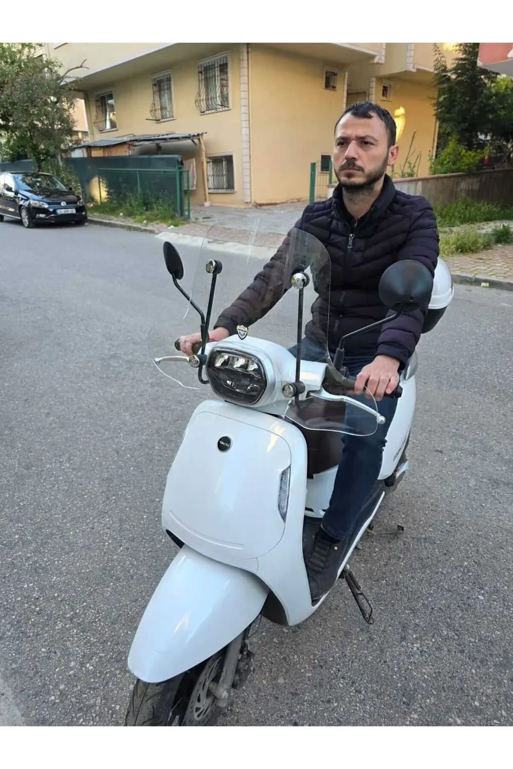 RKS VPS 125 Siperlik Ön Cam 2022-2025 Model 42cm Şeffaf Renkli 4m