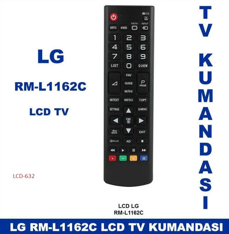 RM-L1162C Kumanda - LCD-632