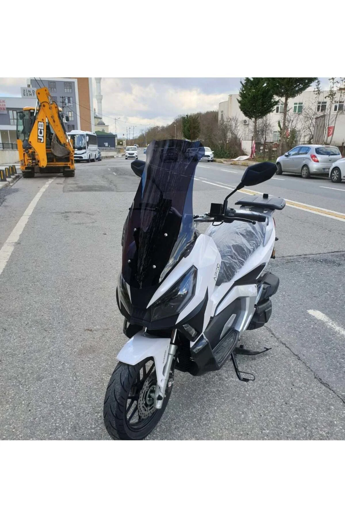 RMG Moto Gusto Dream 150 Ön Cam 2023-2026 Model 65cm Siyah Renkli 4mm ORTA BOYLU