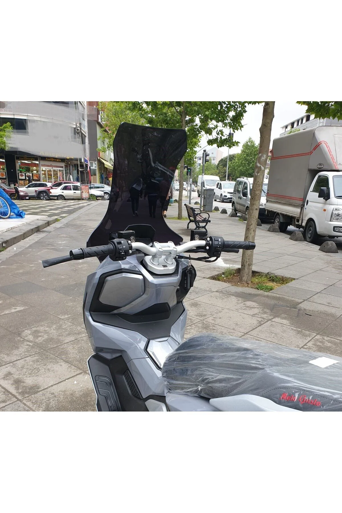 RMG Moto Gusto Dream 150 Ön Cam 2023-2026 Model 78cm Siyah Renkli