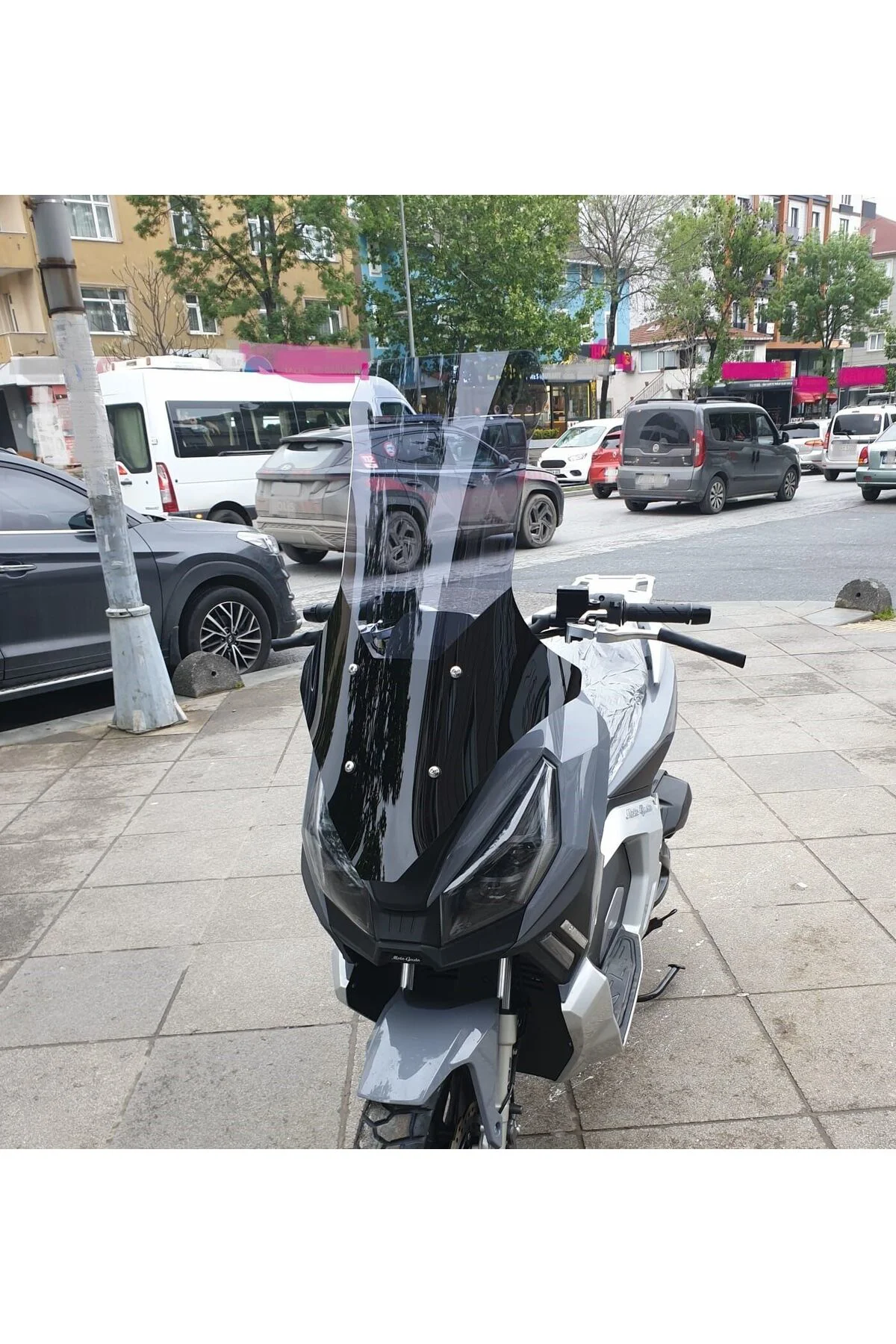 RMG Moto Gusto Dream 150 Ön Cam 2023-2026 Model 78cm Füme Renkli 4mm UZUN