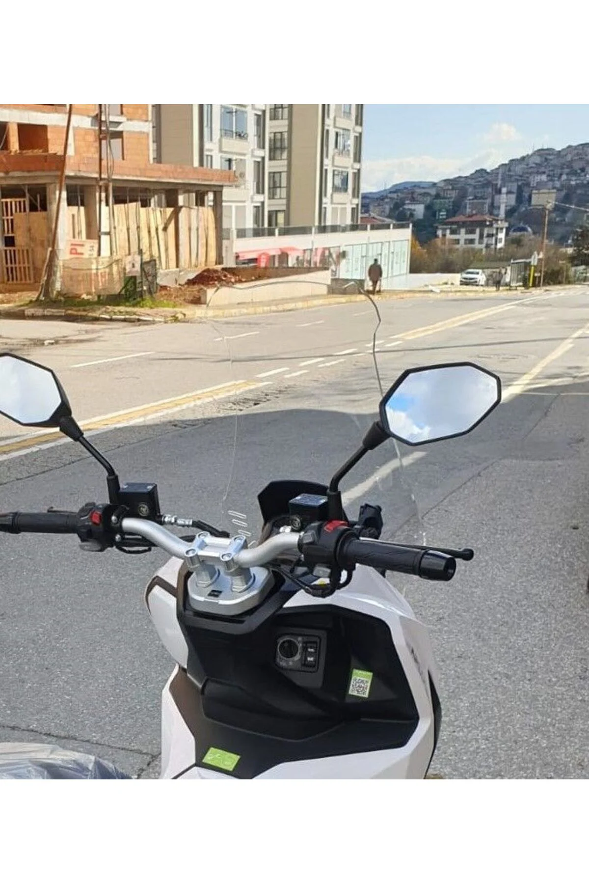 RMG Moto Gusto Dream 150 Ön Cam 2023-2026 Model 65cm Şeffaf Renkli 4mm ORTA BOYLU