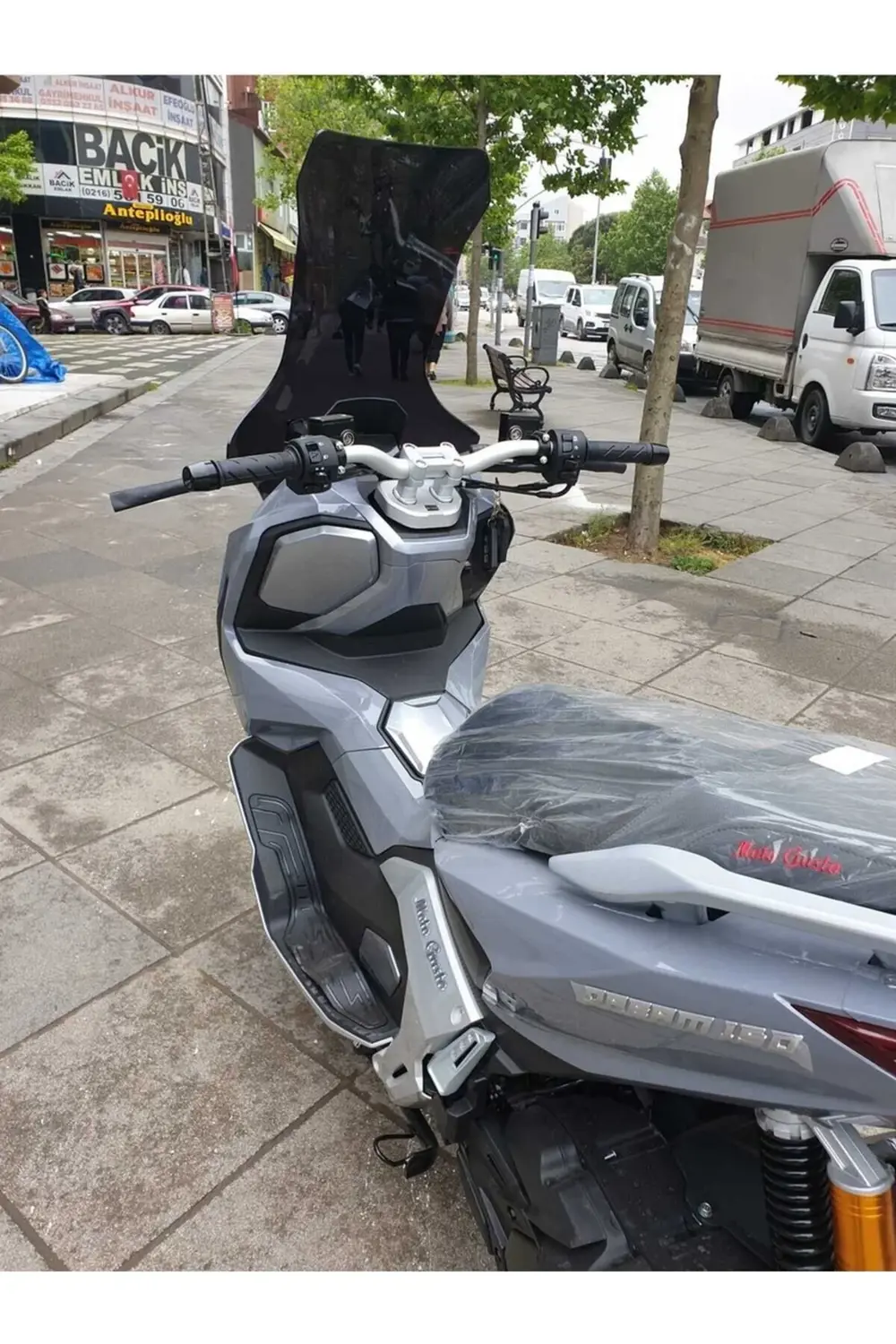 RMG MotoGusto Dream 150 Ön Cam 2023-2025 Model 78cm Siyah Renkli