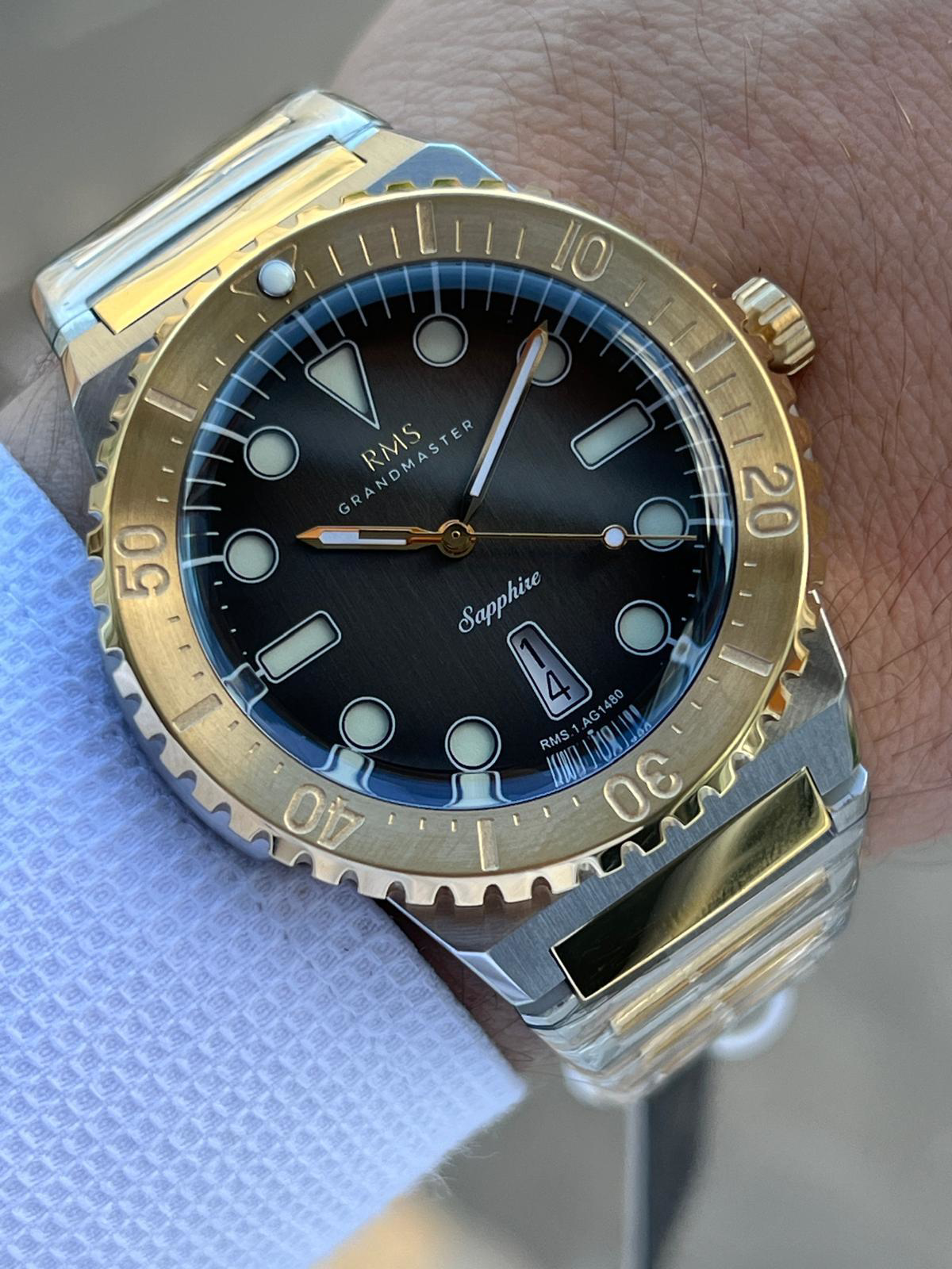 RMS Romanson Çelik Kordon Sapphire Camlı Kararmaz Renk Atmaz 10 A RMS Romanson Çelik Kordon Sapphire Camlı Kararmaz Renk Atmaz 10 A