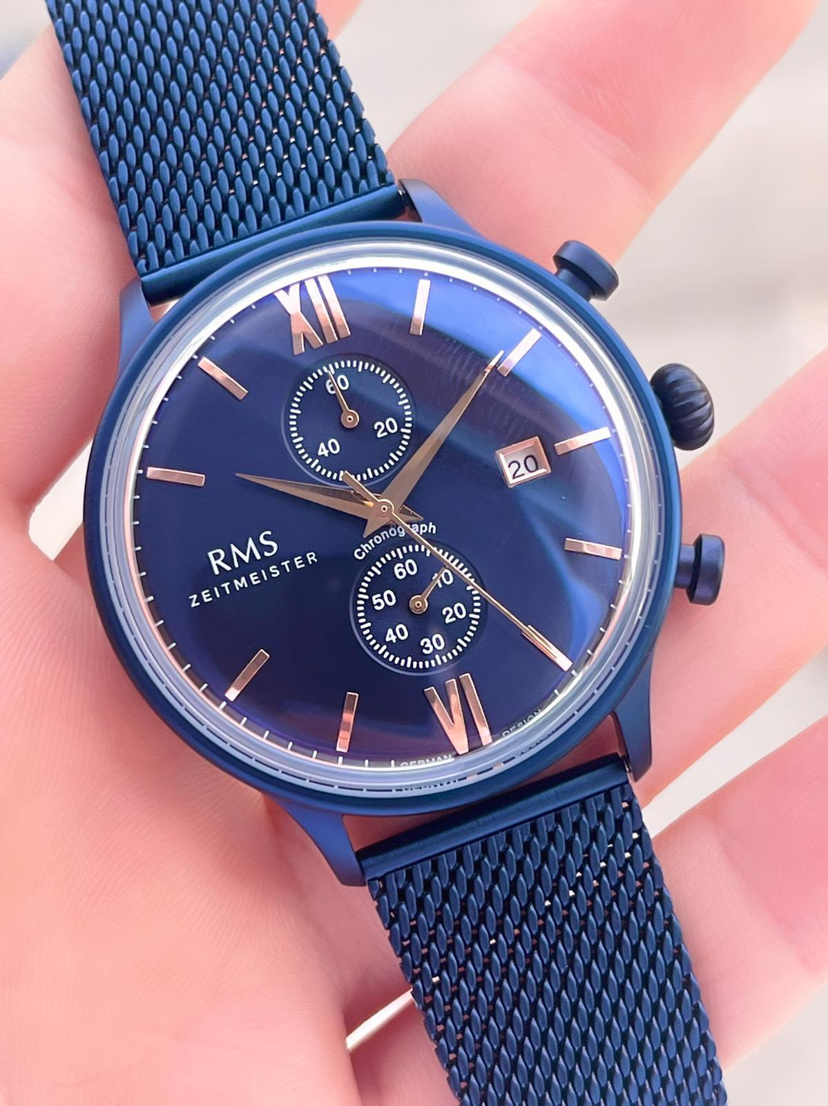 Rms Romanson Çelik Kasa Ve Kordon 5 Atm Suya Dayanıklı 2 Yıl Gara