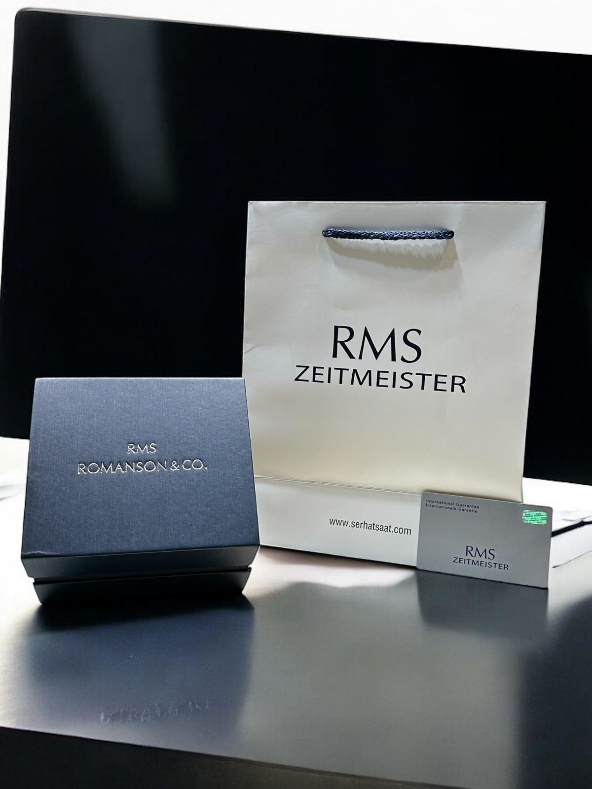 Rms Romanson Çelik Kasa Ve Kordon 5 Atm Suya Dayanıklı 2 Yıl Gara