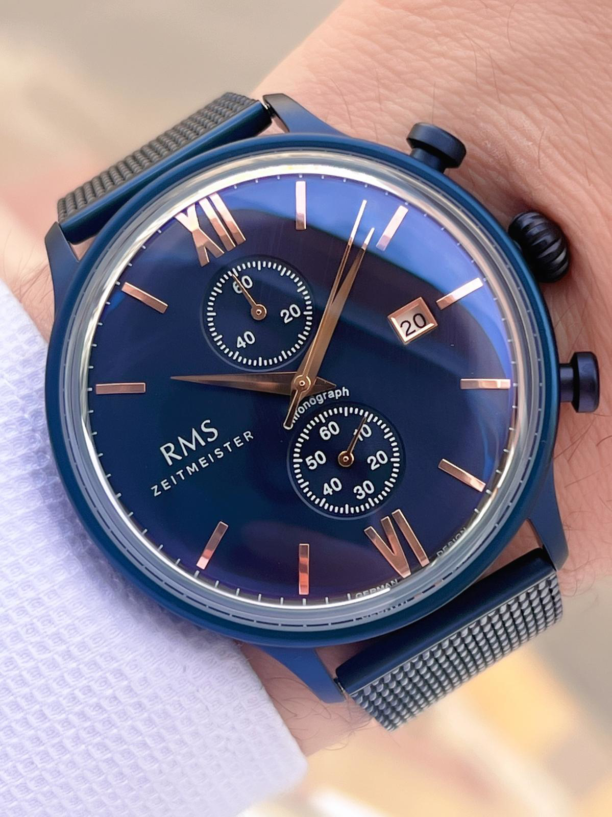 Rms Romanson Çelik Kasa Ve Kordon 5 Atm Suya Dayanıklı 2 Yıl Gara