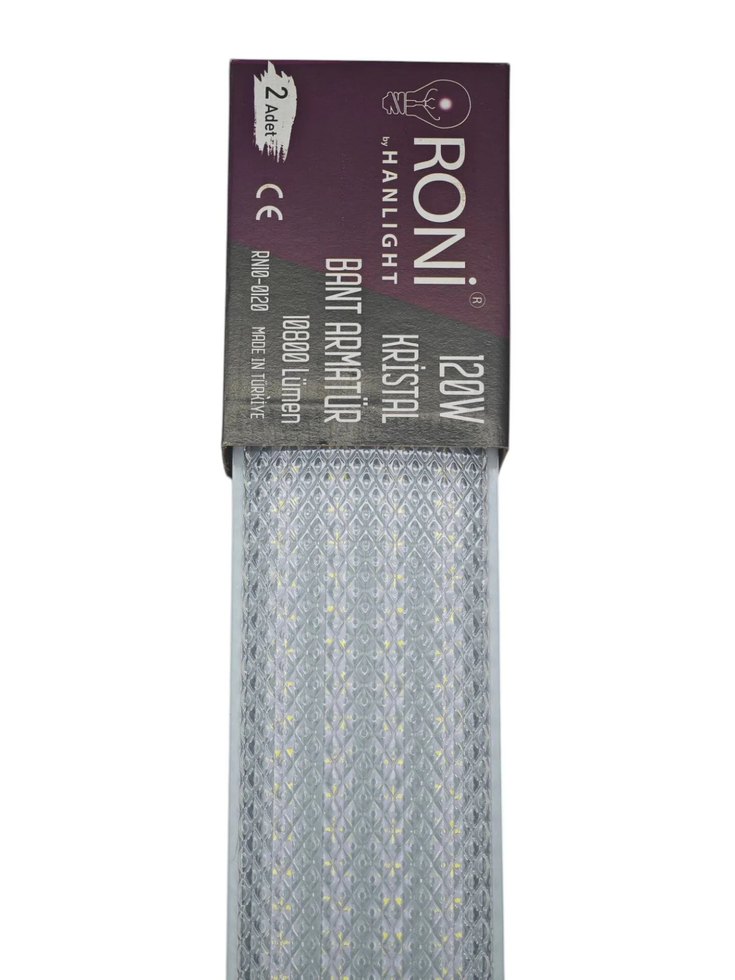 RN10-0120   Roni 120W Led Kristal Bant Armatür 120cm