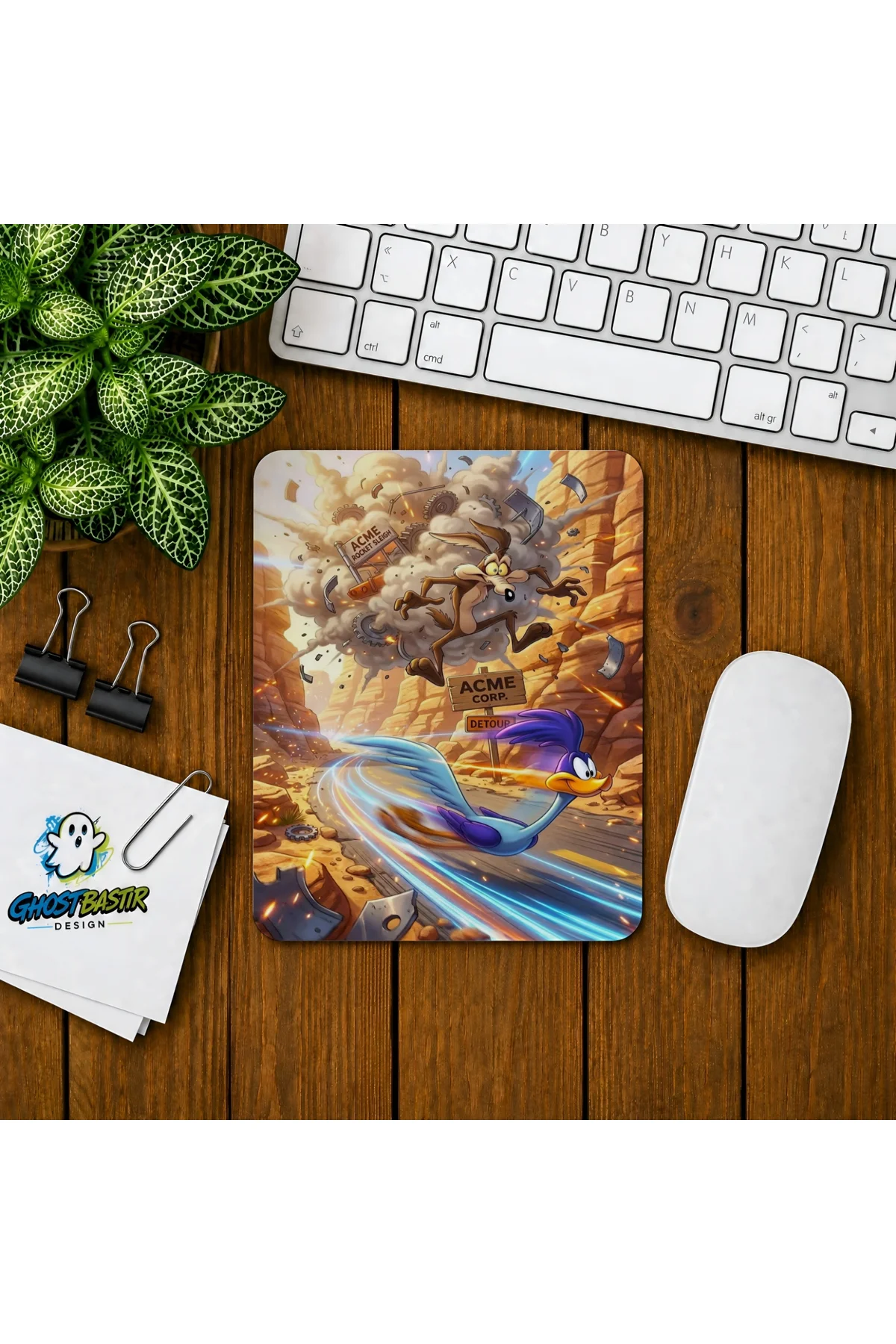 Road Runner Baskılı Oyuncu Mousepad 0257