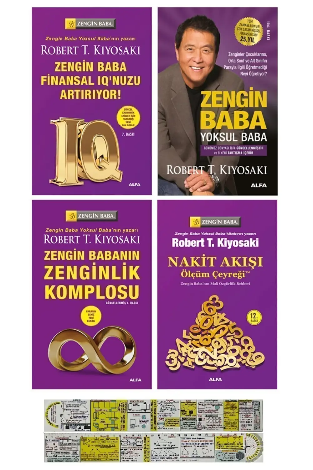 Robert T. Kiyosaki 4 Kitap Set/Zengin Baba Yoksul Baba+Finansal I