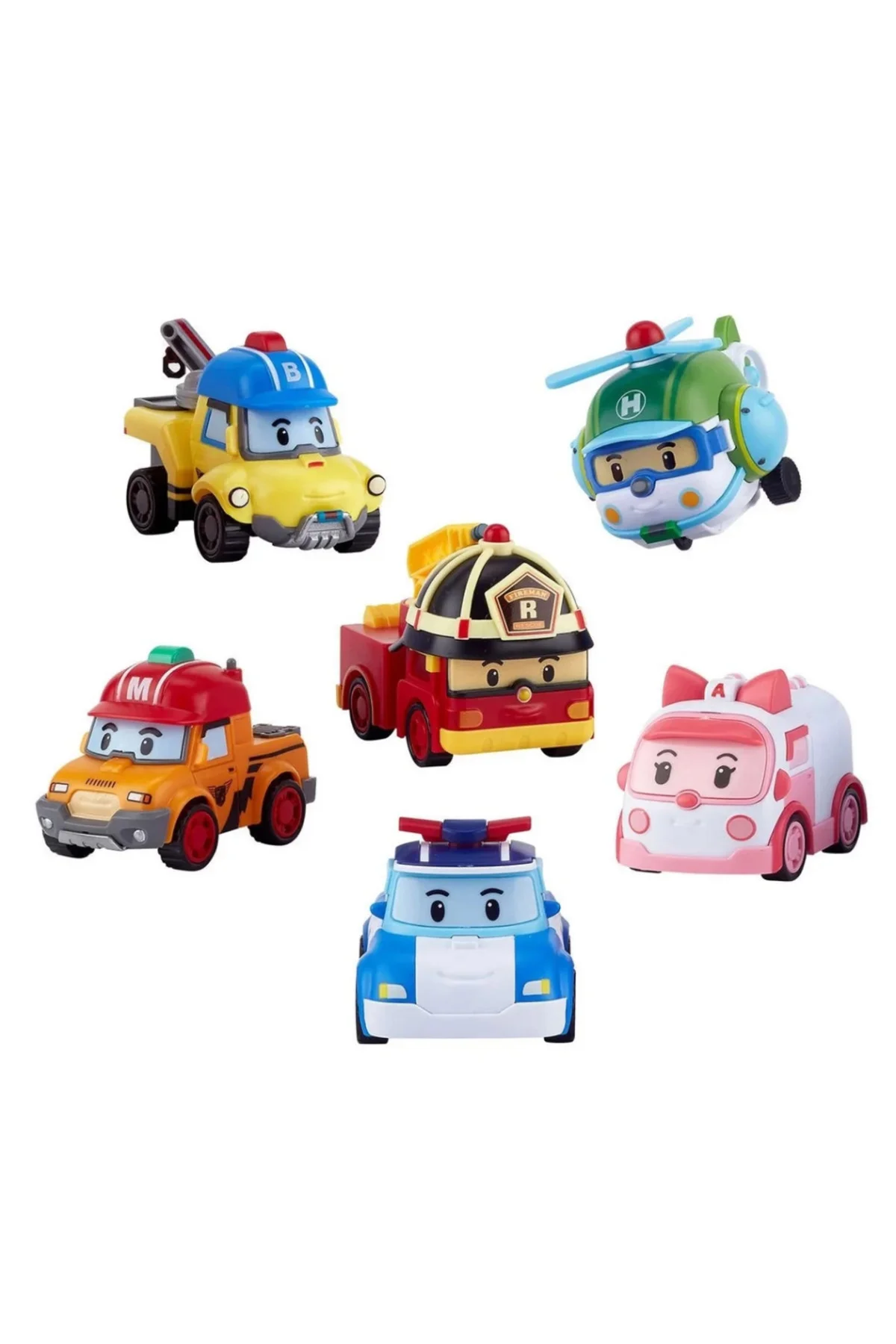 Robocar Poli Gogo Rescue Deluxe 6'lı Set