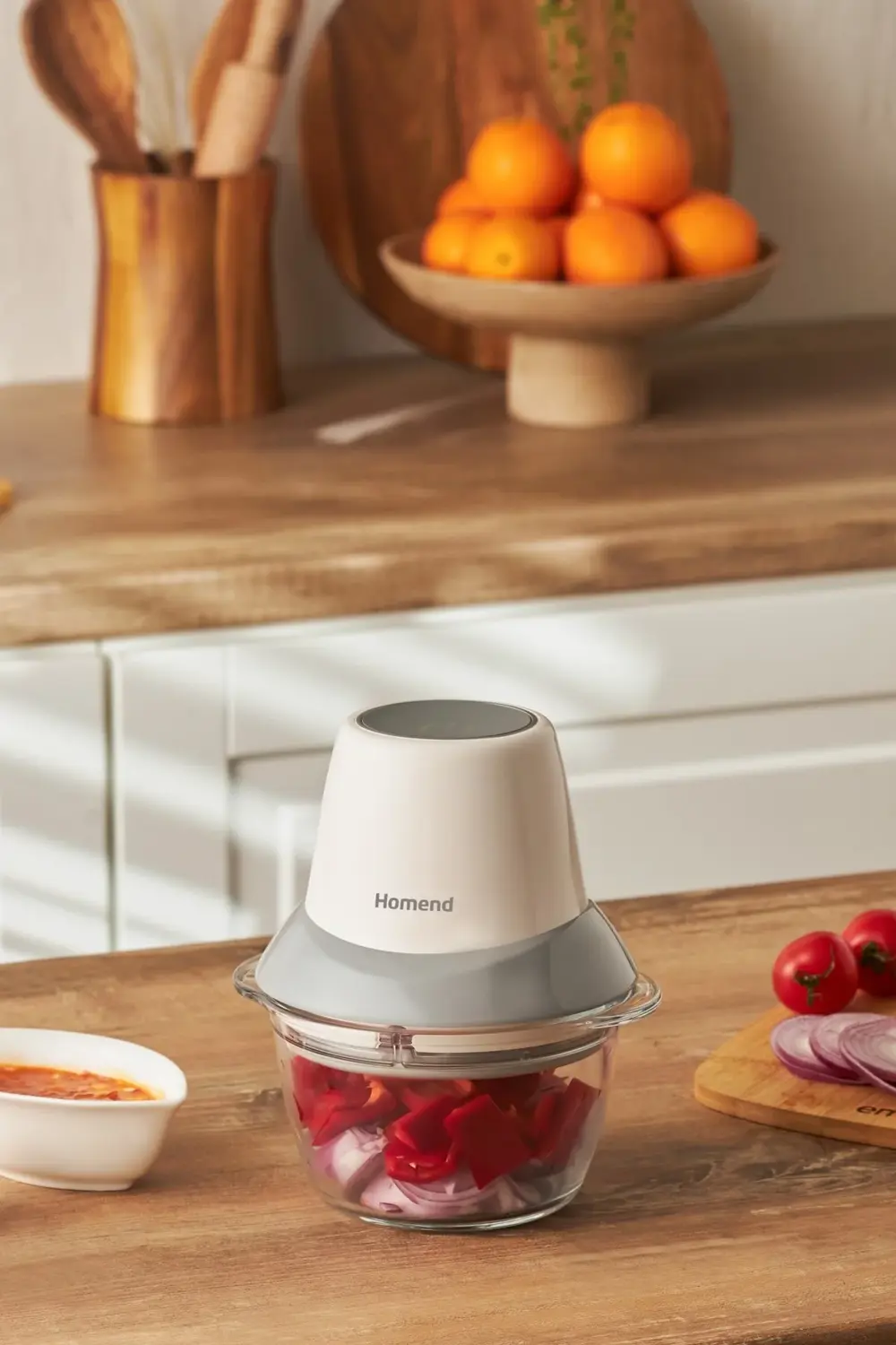 Robochop 2108h Doğrayıcı Rondo Krem Gri