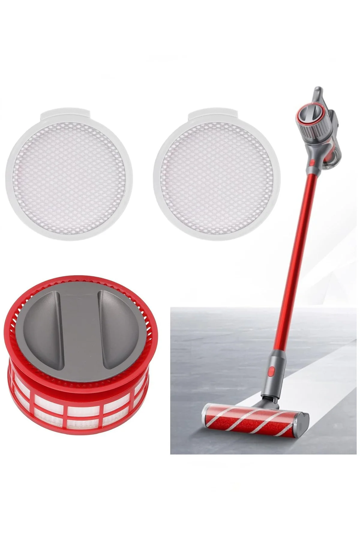 Roborock H7 Dikey Süpürge Ön Arka Filtre Seti 1
