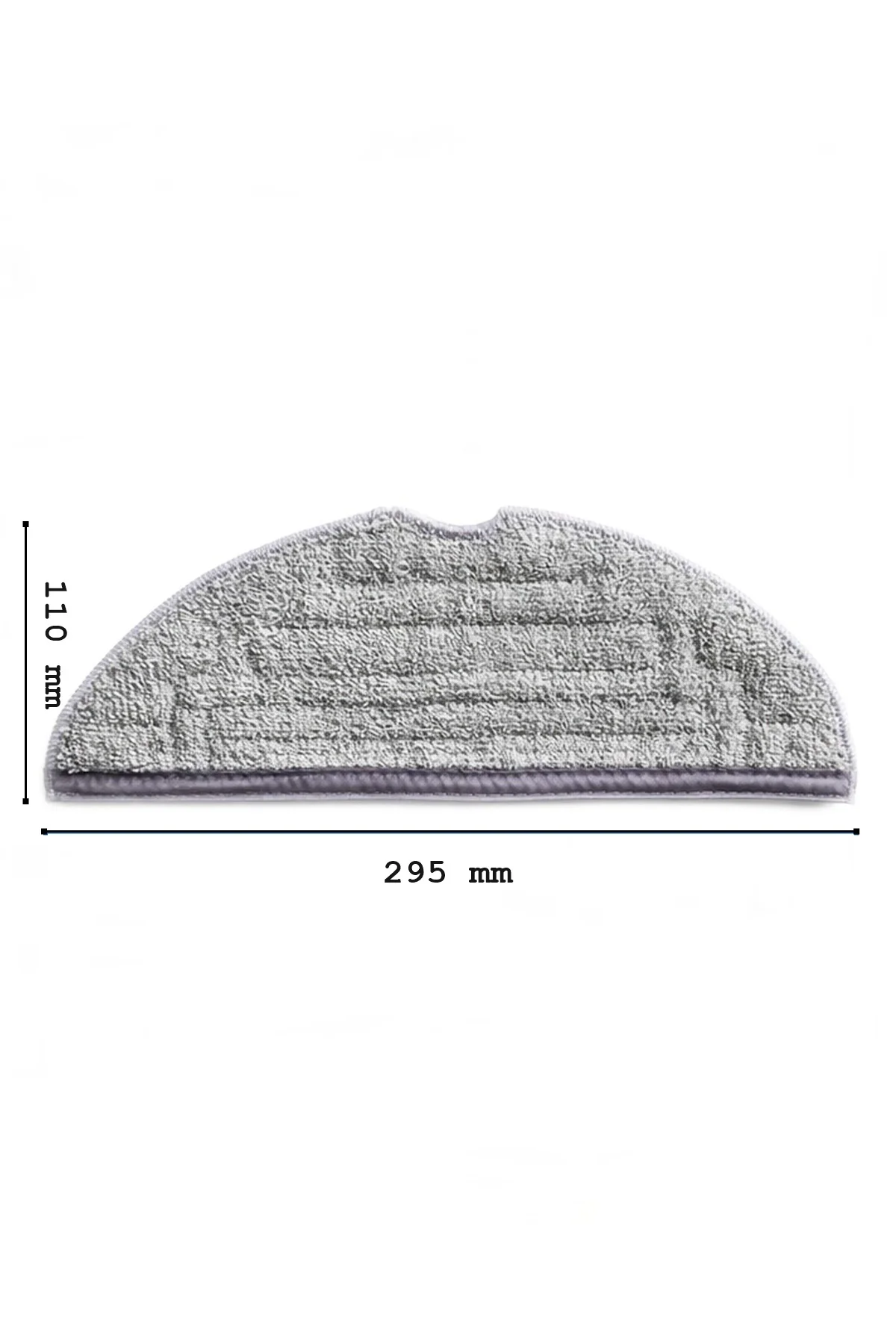 Roborock S8 / S8 Plus Uyumlu Mop Bezi 2 Adet (Yerli Üretim, Gri)