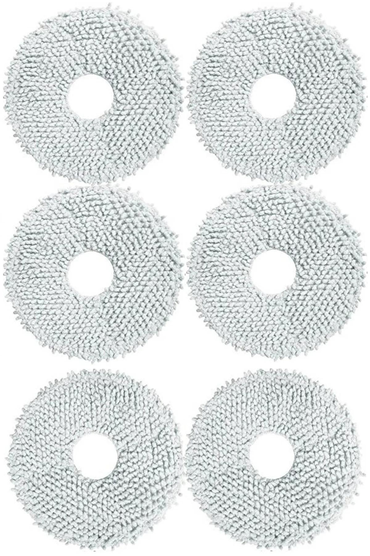 Roborock Saros 10R Uyumlu 6 Adet Yuvarlak Paspas