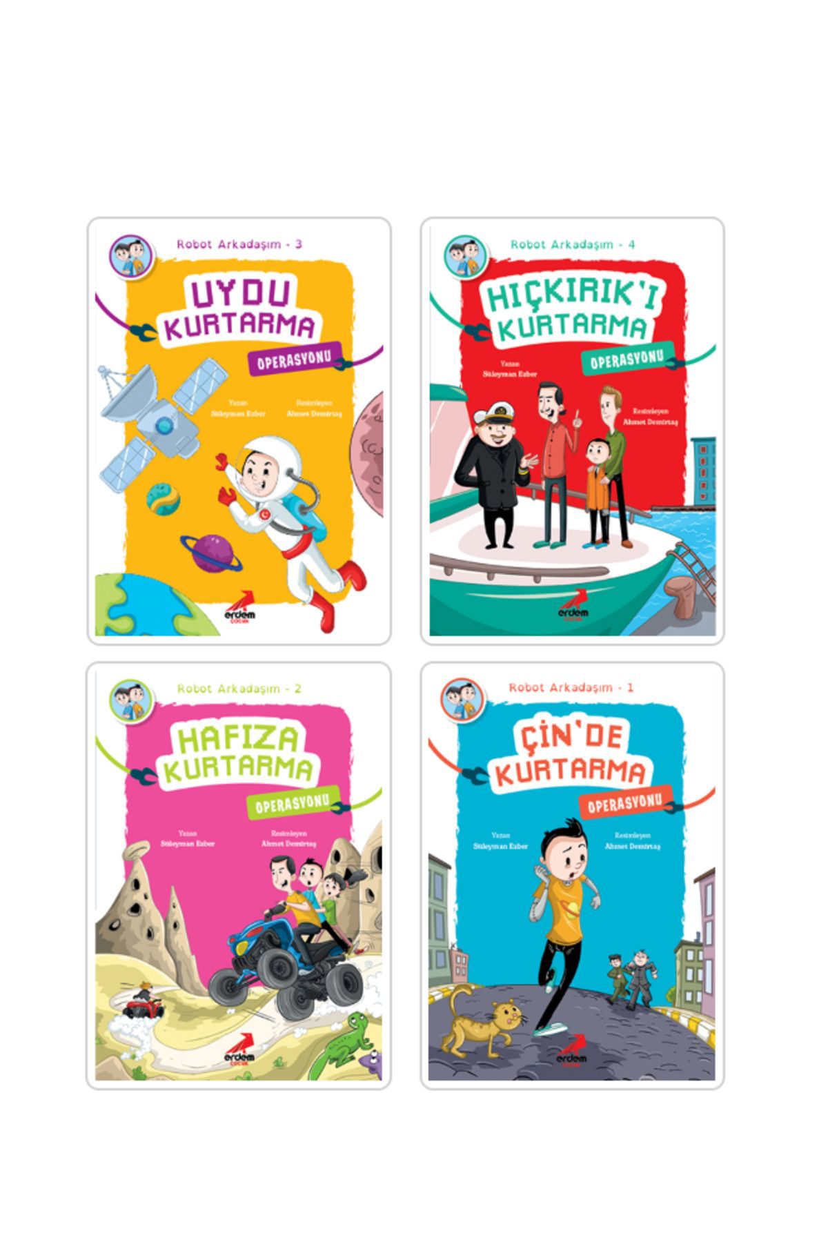 Robot Arkadaşım Serisi 4 Kitap