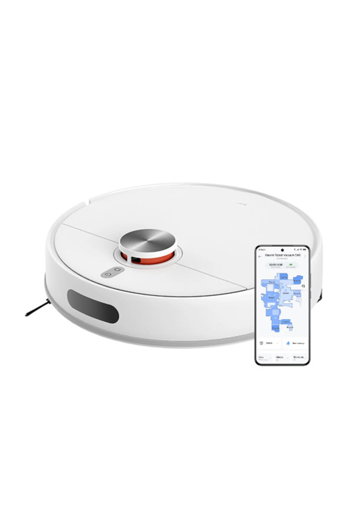 Robot Vacuum S40 Beyaz Akıllı Robot Süpürge + Paspas -10000 Pa Emiş Gücü (Xiaomi TR Garantili) Fiyatı, Yorumları ve Özellikleri