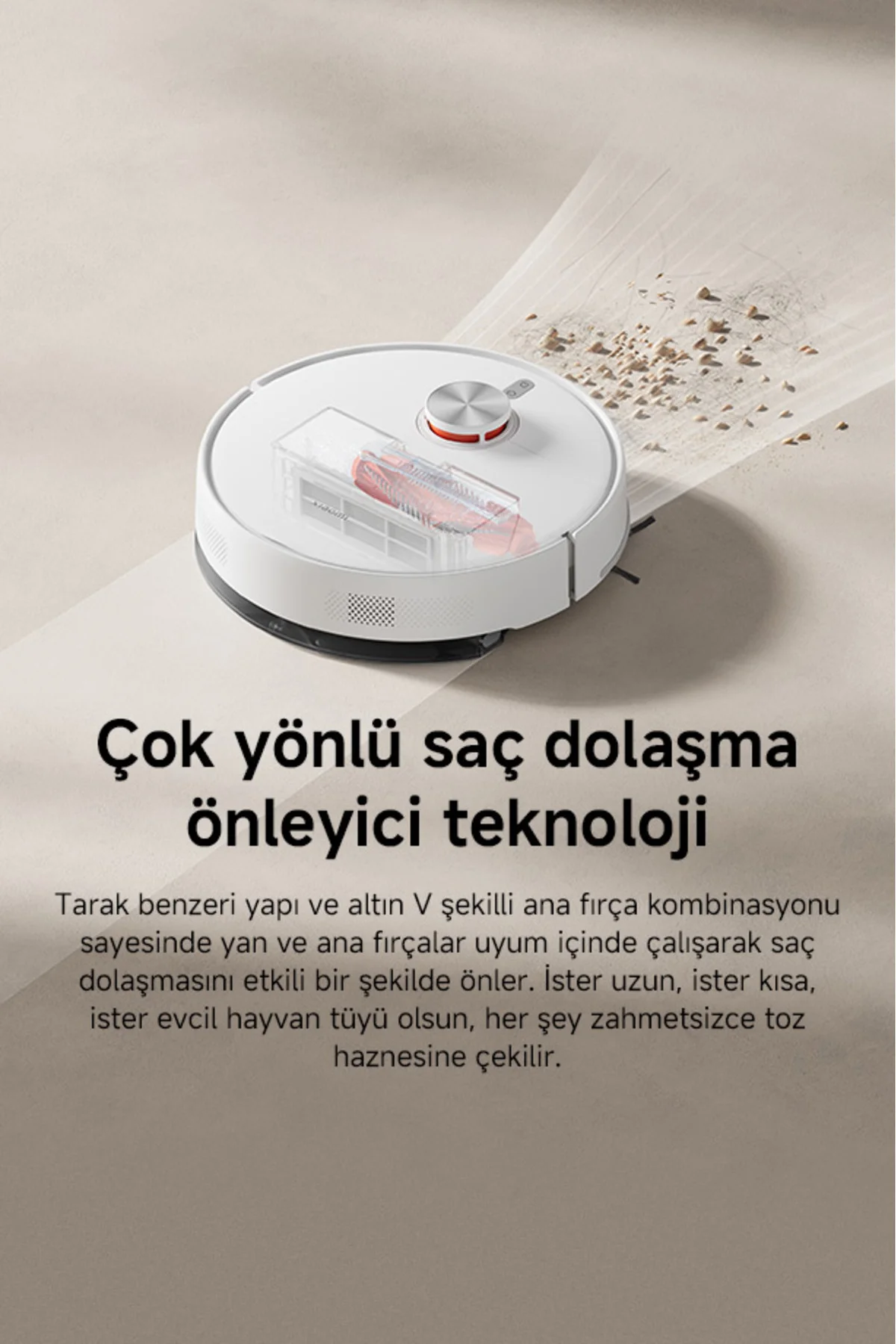 Robot Vacuum S40 Beyaz Akıllı Robot Süpürge + Paspas -10000 Pa Emiş Gücü (Xiaomi TR Garantili) Fiyatı, Yorumları ve Özellikleri