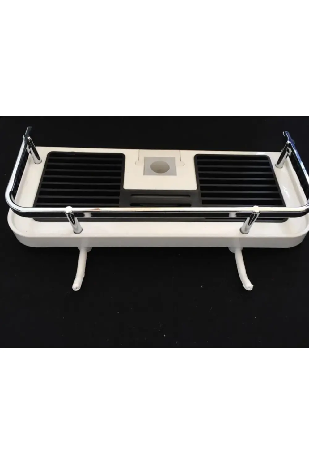 Robot Ve Sürgülü Duş Seti Sabunluk Şampuanlık Liflik Lüx Kromajlı