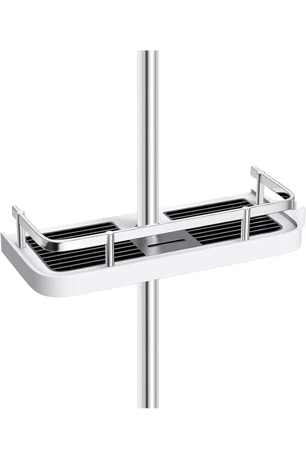 Robot Ve Sürgülü Duş Seti Sabunluk Şampuanlık Liflik Lüx Kromajlı