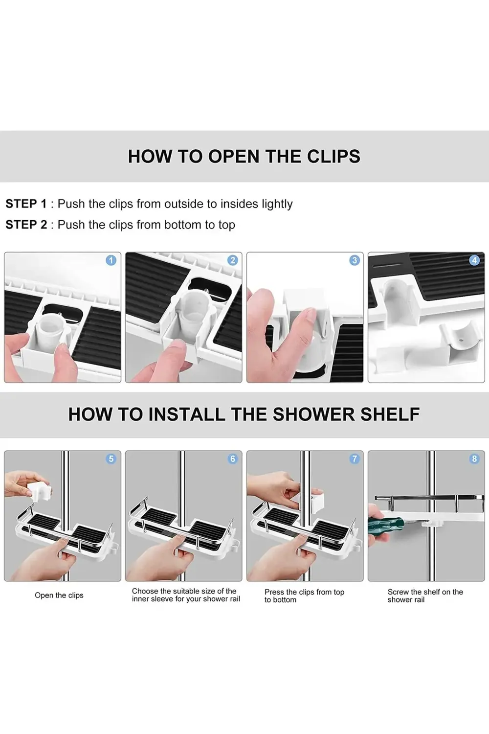 Robot Ve Sürgülü Duş Seti Sabunluk Şampuanlık Liflik Lüx Kromajlı