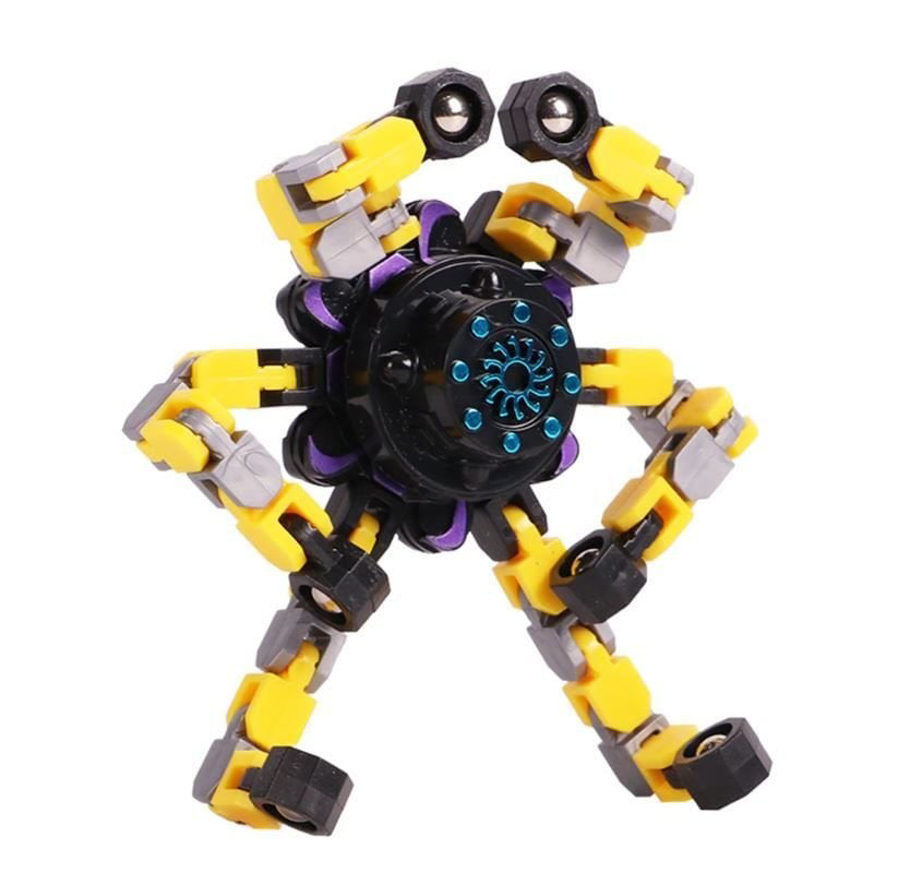 Robota Dönüşen Sarı Stres Çarkı