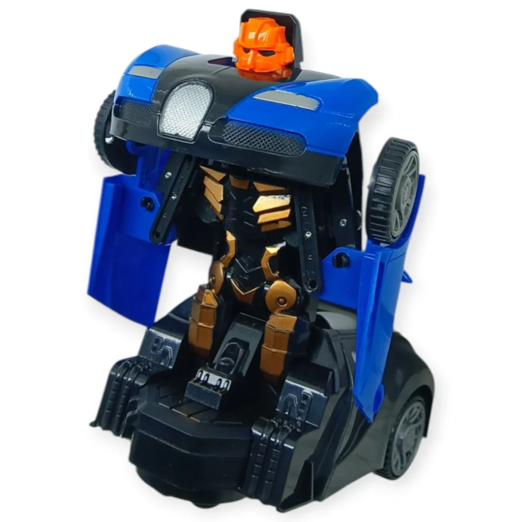 Robota Dönüşen Araba - Pilli Yerde Gezen Spor Araba - AK-839 - 1 ADET