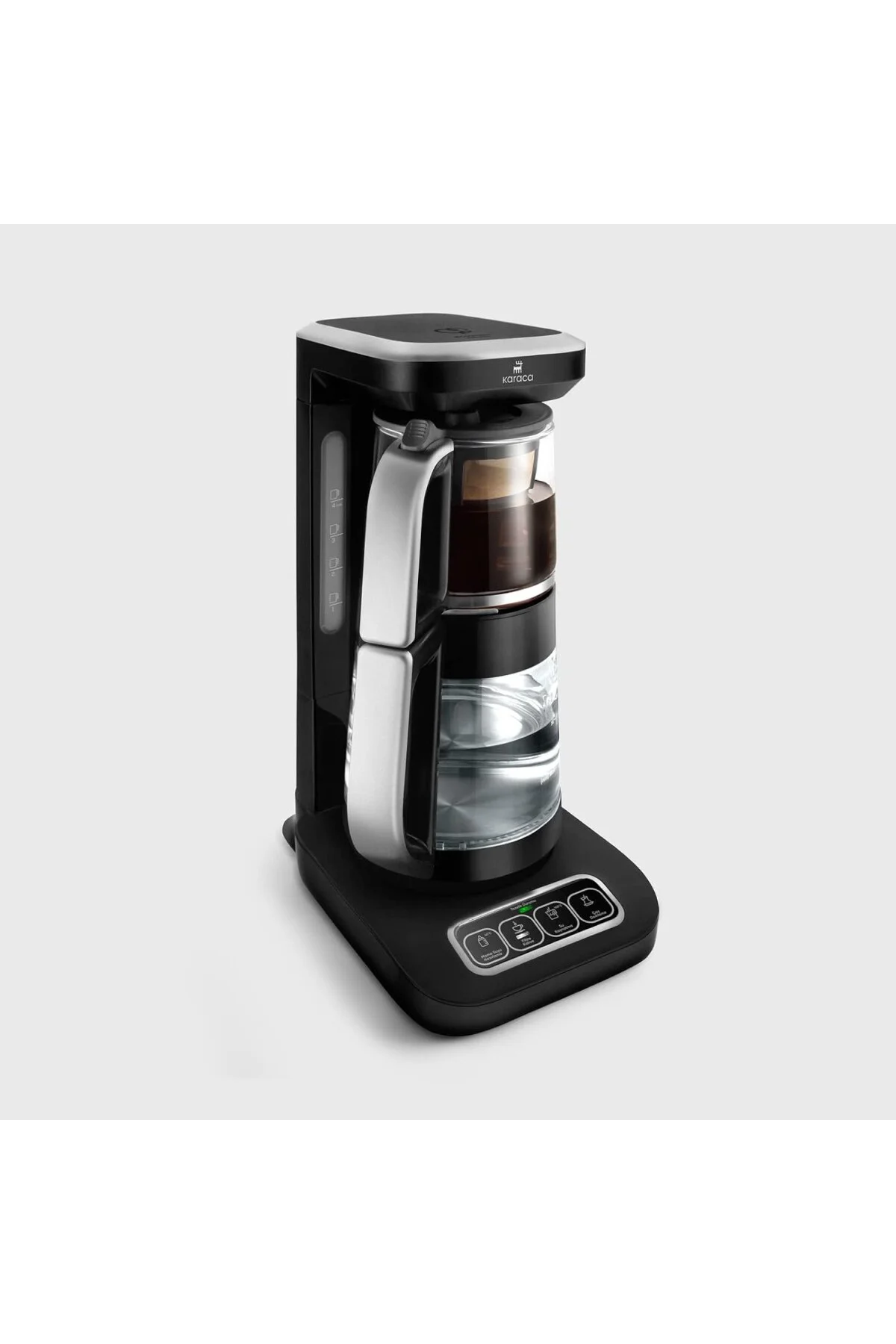 Robotea Pro Connect 4 in 1 Konuşan Cam Çay Makinesi Silver