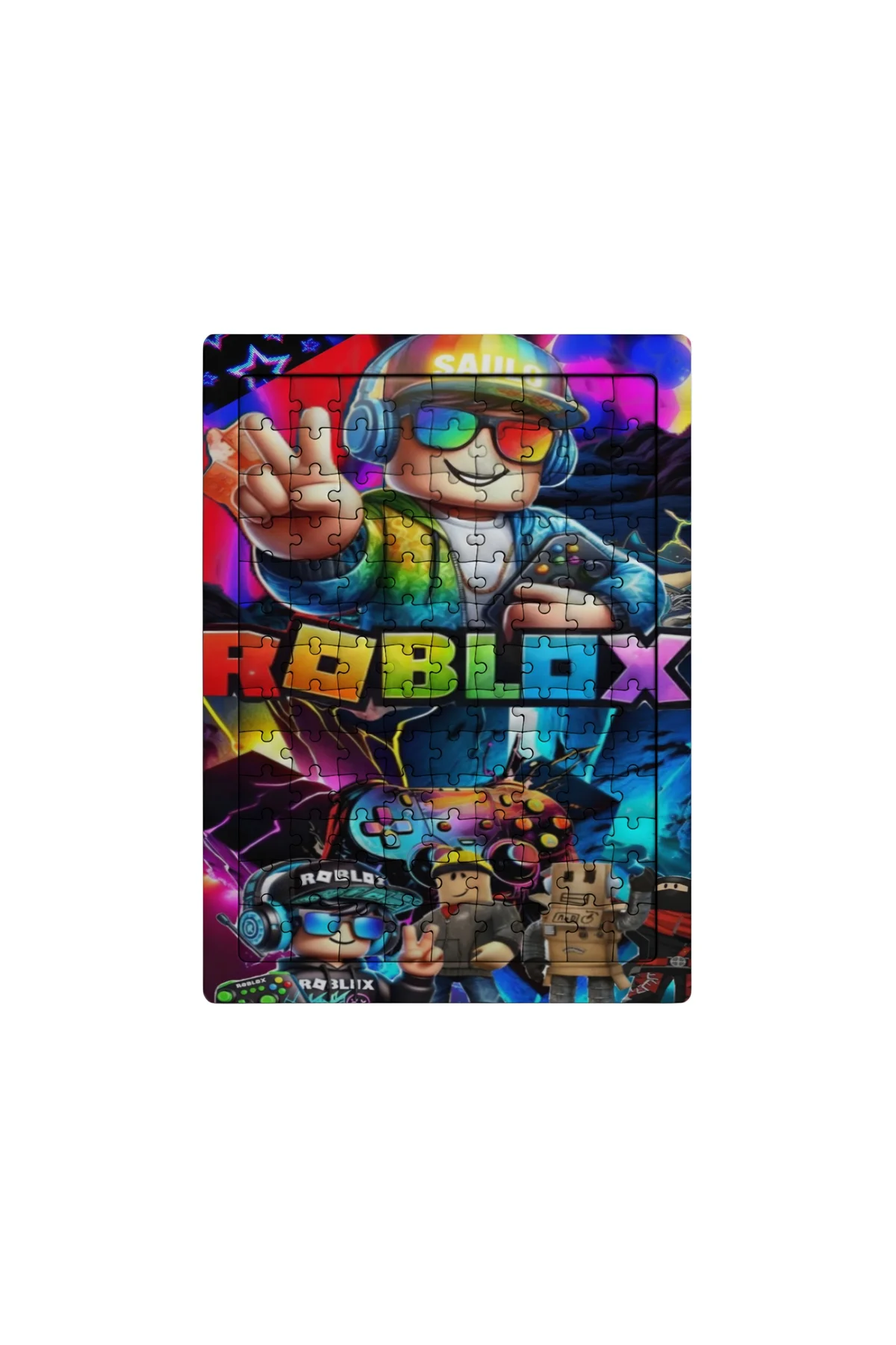 Robox 99 Parça Ayaklı Puzzle – Dekoratif Çocuk Yapbozu 052