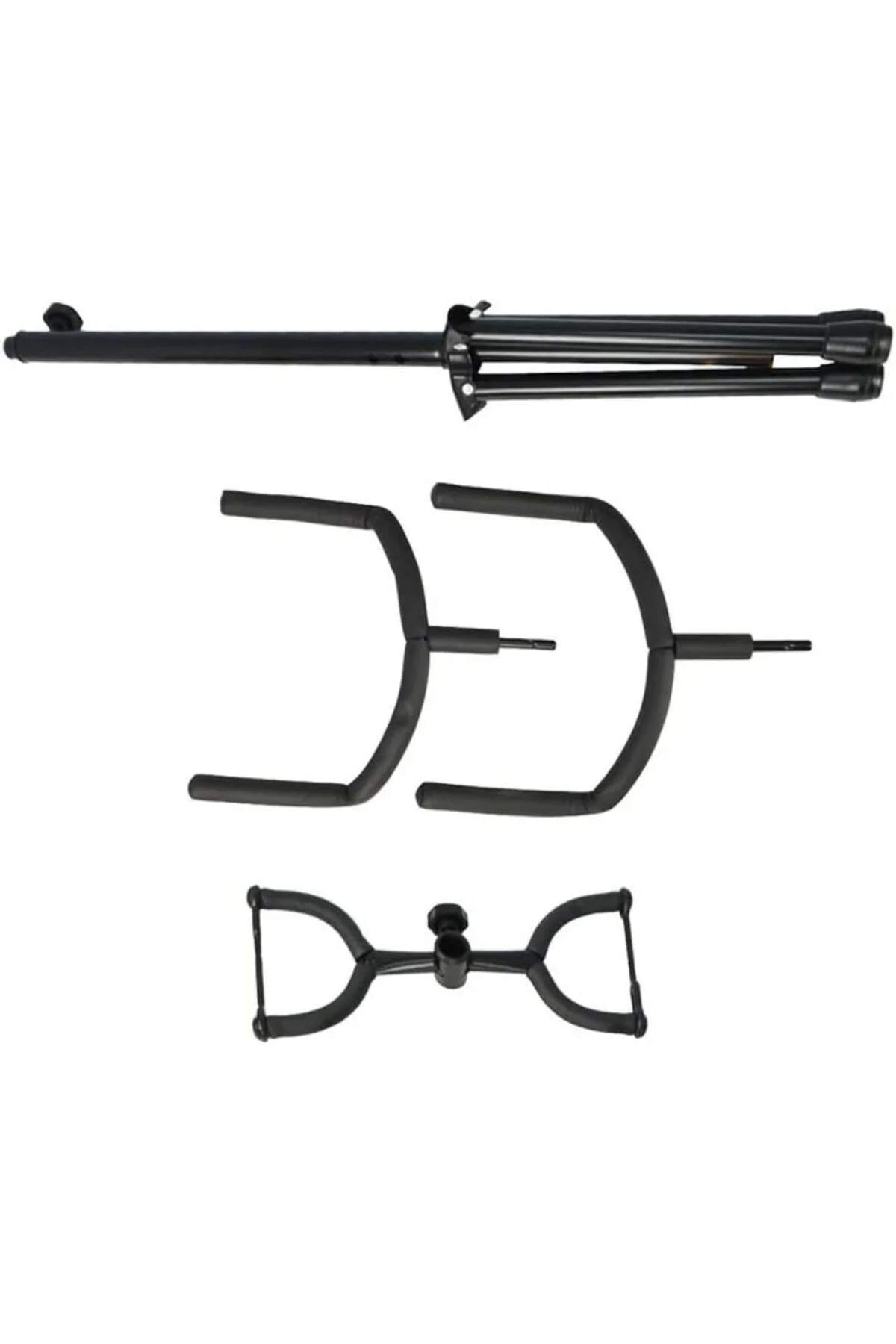 Rocket Music GST02BK çift gitar standı, siyah