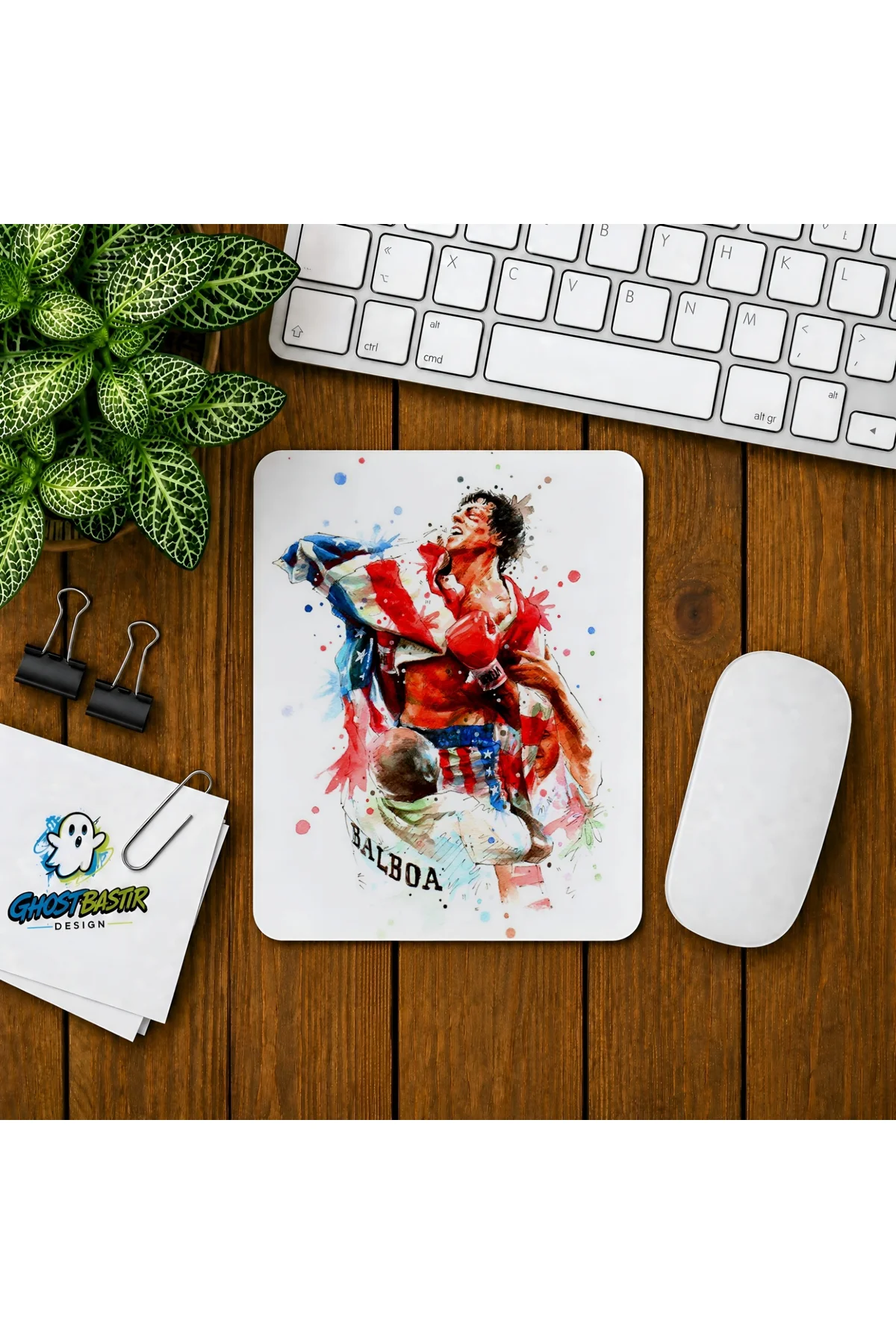 Rocky Balboa Baskılı Oyuncu Mousepad 0259