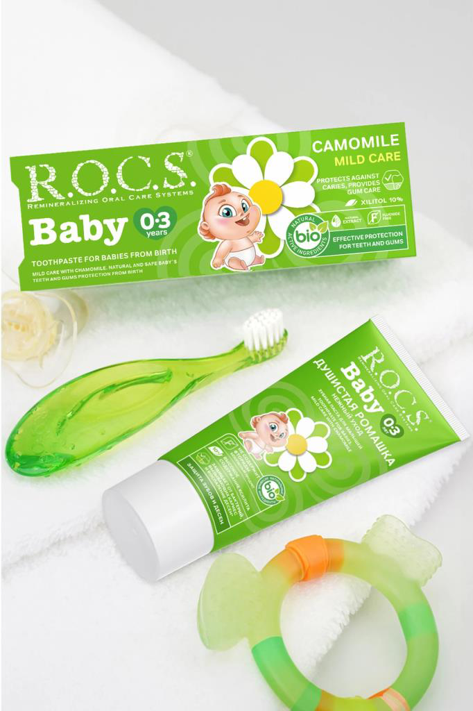 R.O.C.S.Baby Diş Macunu 0-3 Yaş 35 ml Papatya
