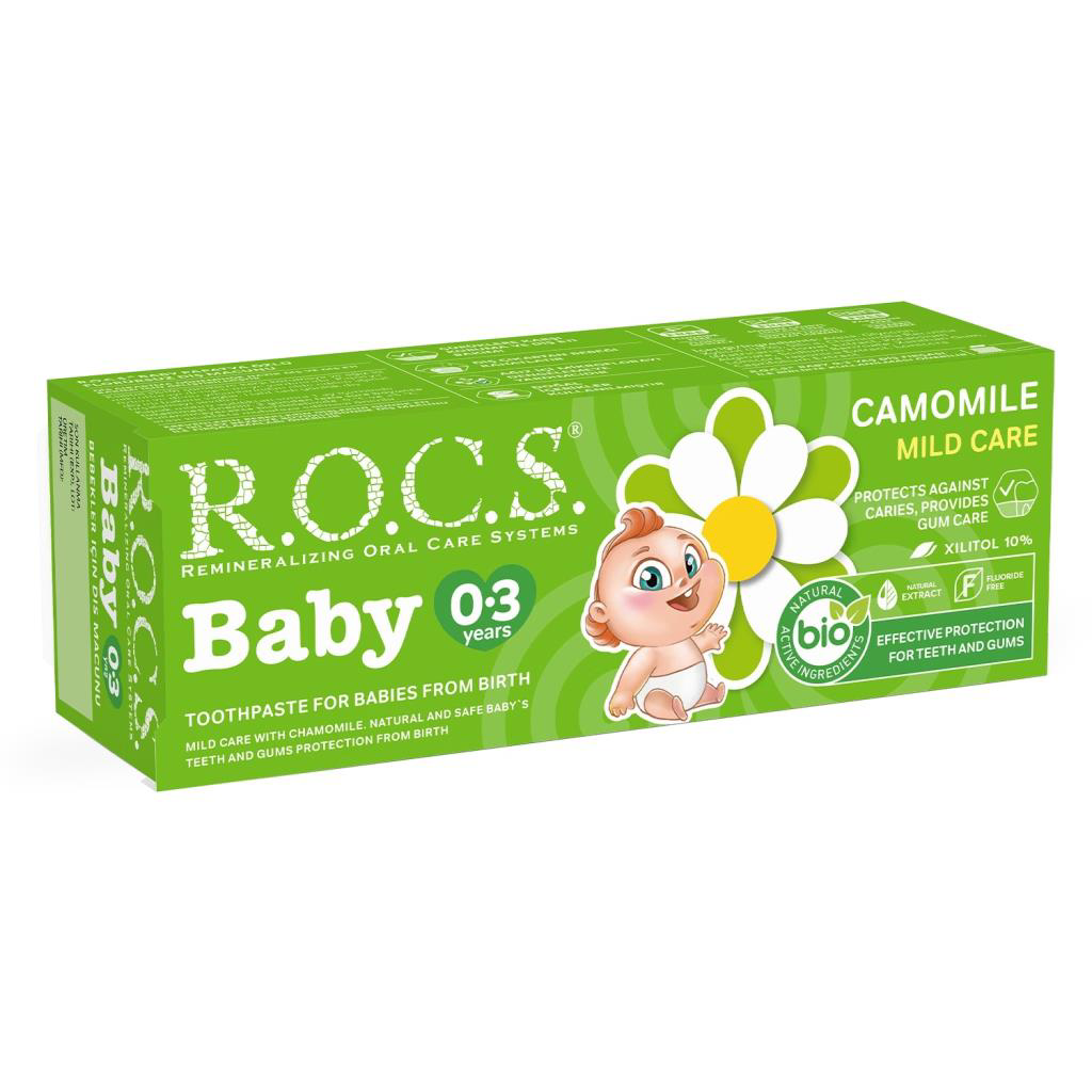 R.O.C.S.Baby Diş Macunu 0-3 Yaş 35 ml Papatya