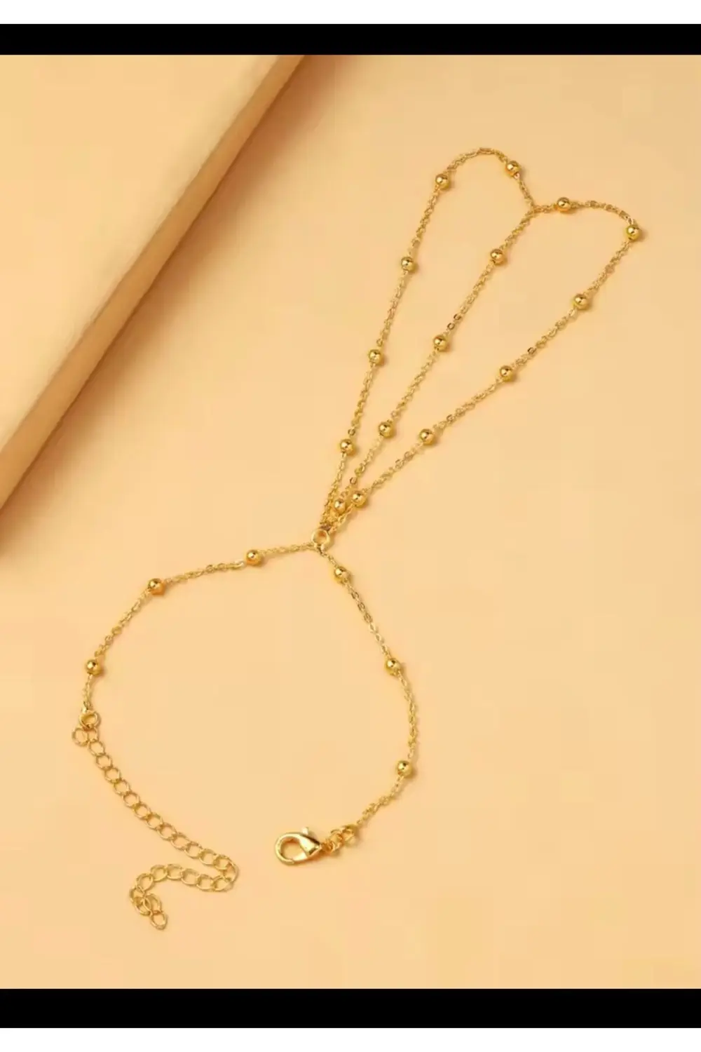 Arescollection Rodyum Kaplama Gold Renk Topçuklu Zarif Şık Şahmeran