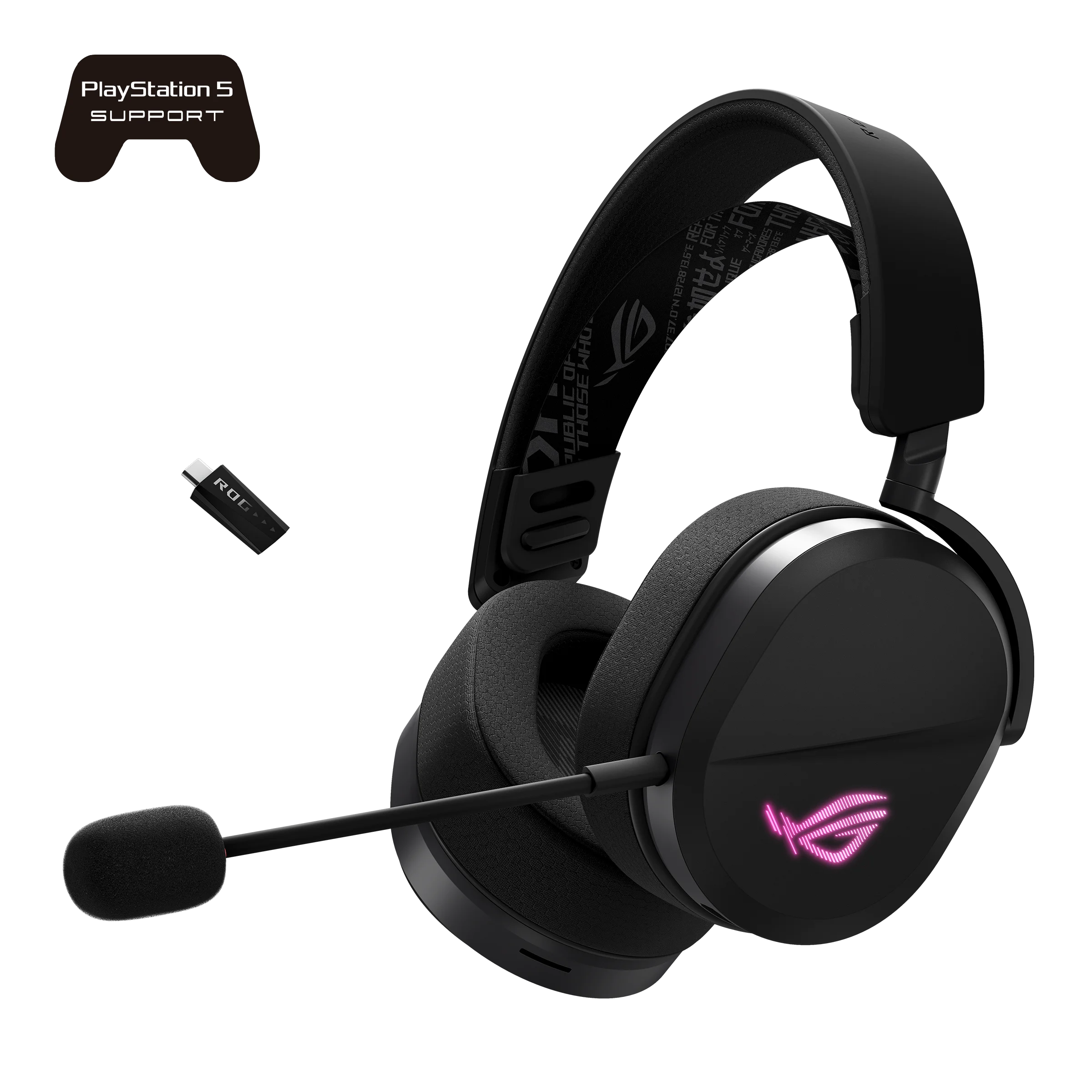ROG PELTA KABLOSUZ OYUN KULAKLIĞI (BT ROG SPEEDNOVA 2.4GHZ USB-C HAFİF 309G 50MM ROG TİTANYUM KAPLI SÜRÜCÜLER 10MM GENİŞBANT MİKROFON 60 SAAT PİL ÖMRÜ