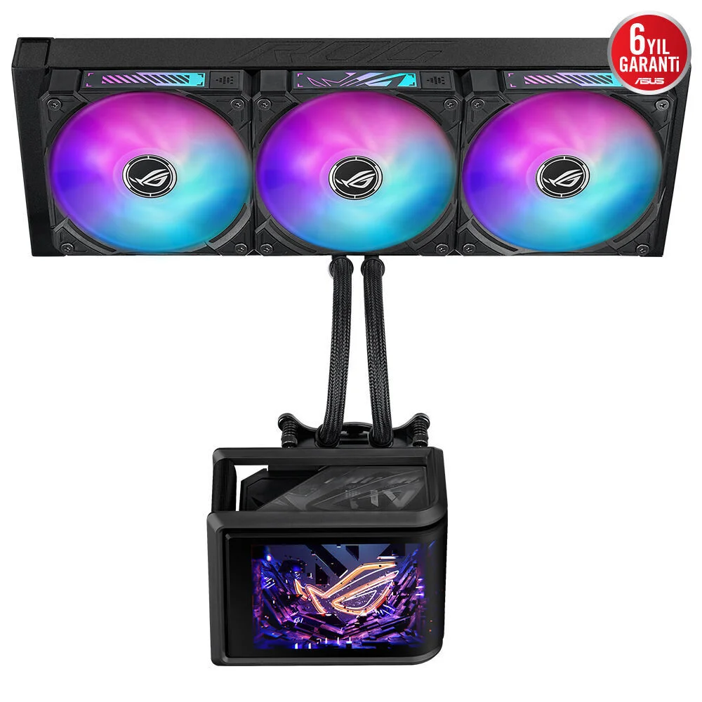ROG RYUO IV SLC 360 ARGB, HAREKETLİ KAVİSLİ 6.7 İNÇ AMOLED EKRANI GÖZLE GÖRÜLEBİLİR VİDEO VEYA ÖZELLEŞTİRİLMİŞ SİSTEM BİLGİLERİNİ DESTEKLER VE ÖNCEDEN Fiyatı, Yorumları ve Özellikleri
