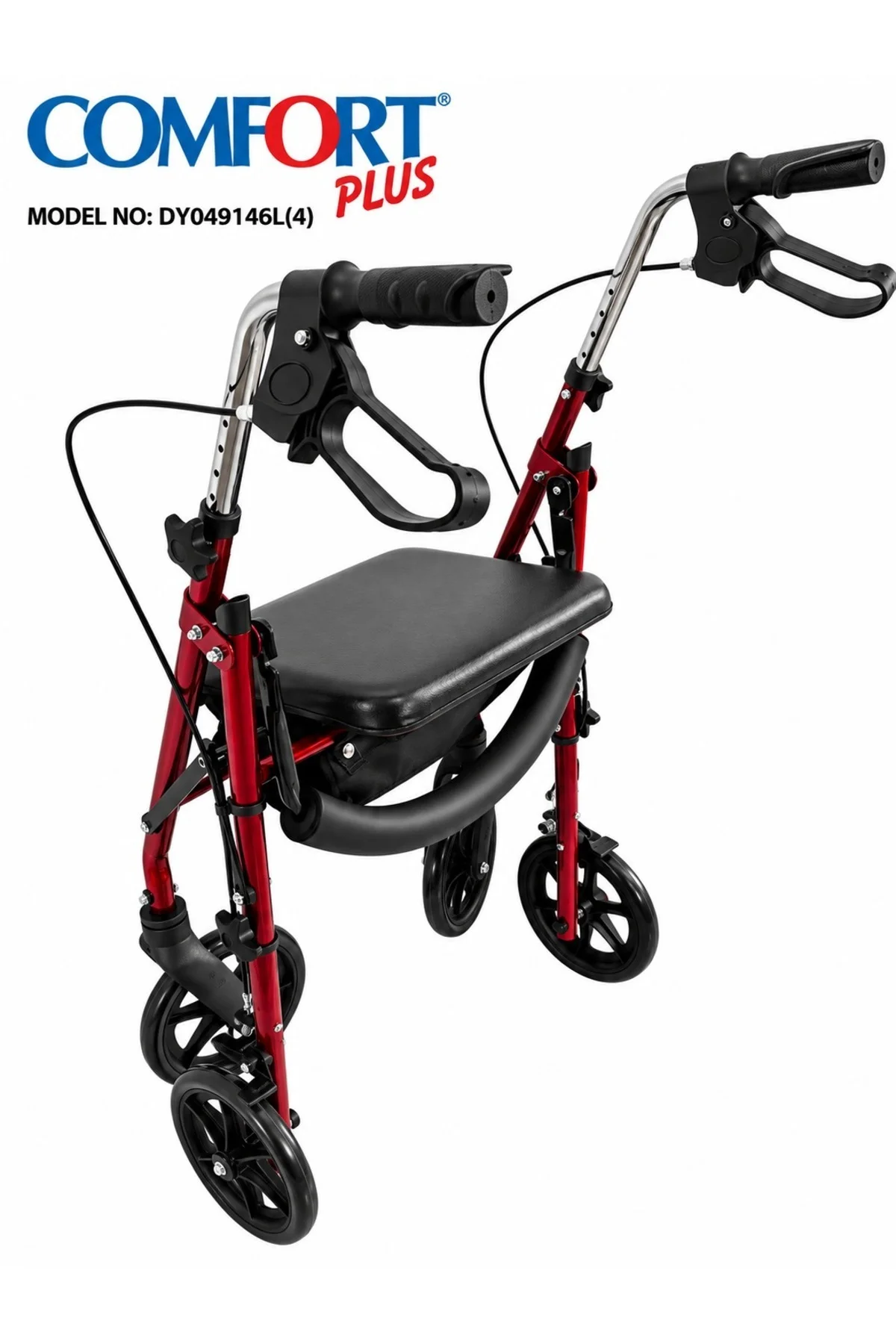Rolatör Tekerlekli Iskemle Yürüteç Ky9144l - Görsel 2