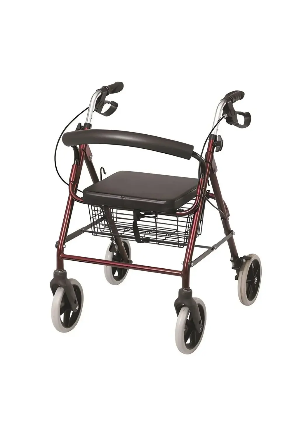 Rolatör Tekerlekli Yürüteç Hasta Yaşlı Oturaklı 4 Tekerli 130 Kg