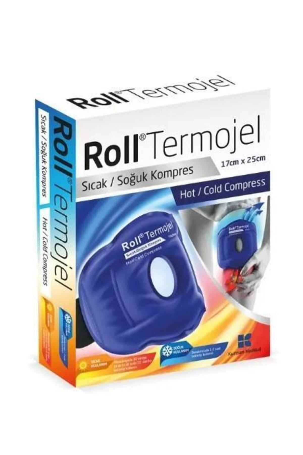Kurtsan İlaçları Roll Termojel Diz Bölgesi İçin Sıcak Soğuk Kompres | 17Cm X25cm
